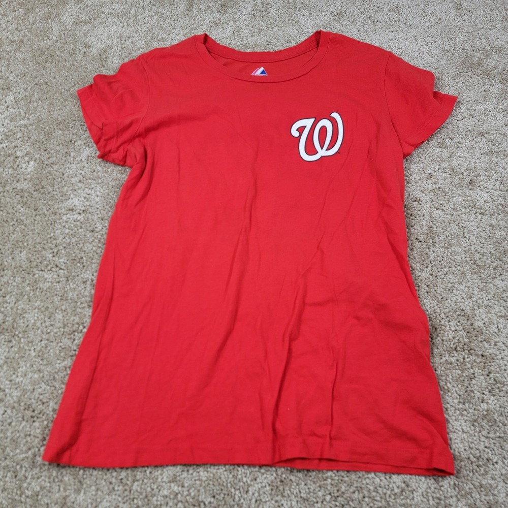 Majestic Harper 34 Washington Nationals MLB‎ T-Shirt Jersey Size M